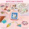 16 Projects Gem Painting, Kids Diamond Art Kit for Kids with 5D Diamond, Arts and Crafts for Girls Ages 6-12, Gem Craft Activities Kits, Premium Art Gift Ideas for Girls Ages 6, 7, 8+
